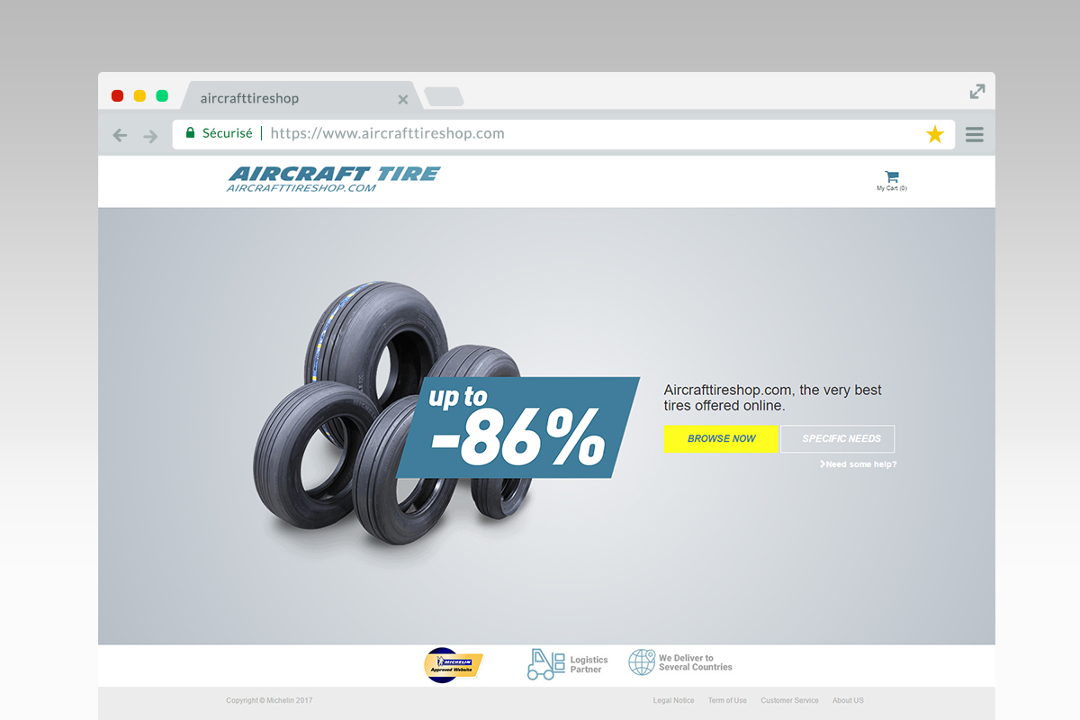 Aircraft Tire Shop home page